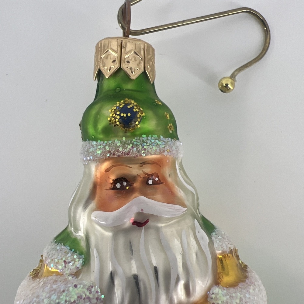 Christopher Radko Blown Glass "Westminster Santa" Christmas Ornament 4.5" - Picture 8 of 10